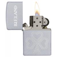 Zippo - Shamrock Satin Chrome - Windproof Lighter